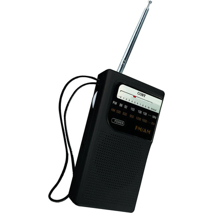 Radio Portátil Coby CR-203 AM FM con Antena Telescópica y Altavoz Integrado