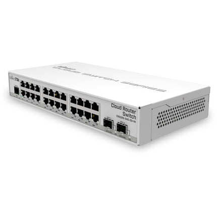 MikroTik CRS326-24G-2S+IN Switch Router Gestionado 24 Puertos Gigabit 2 Puertos 10G SFP+ PoE In