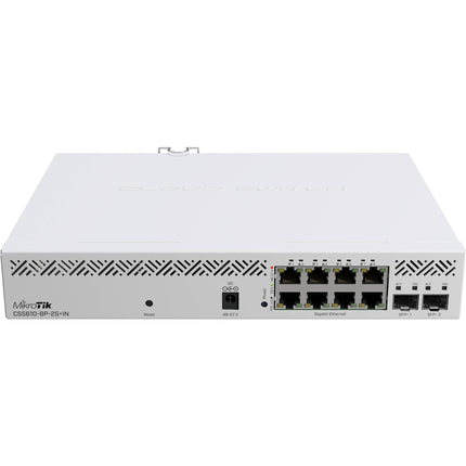 MikroTik CSS610-8P-2S+IN Switch de Red Gestionado 8 Puertos Gigabit PoE+ 140W 2 Puertos 10G SFP+