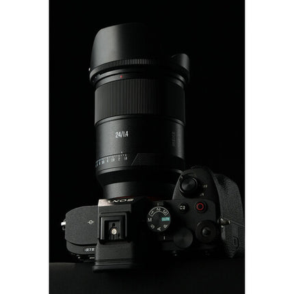 Meike 24mm f 1.4 AF Objetivo Sony E Full Frame 15 Elementos 72mm