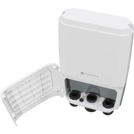 MikroTik Fiberbox Plus Switch de Red Gestionado Exterior 4 Puertos 10G SFP+ PoE Injector