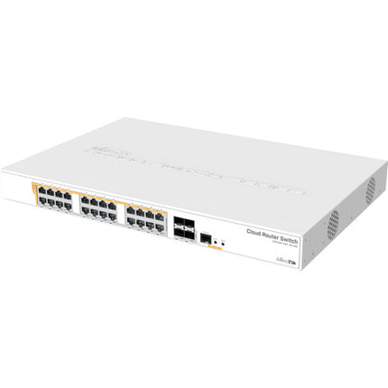 MikroTik CRS328-24P-4S+RM Switch Router Gigabit 24 Puertos PoE+ 450W Fuente Rack