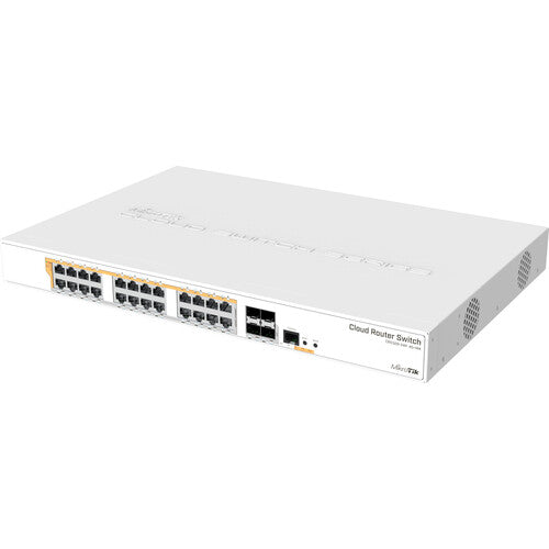 MikroTik CRS328-24P-4S+RM Switch Router Gigabit 24 Puertos PoE+ 450W Fuente Rack