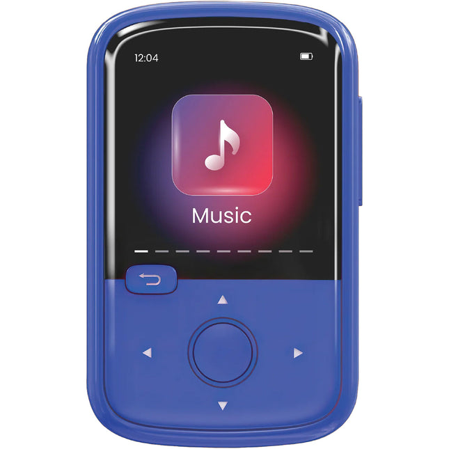 GreenTouch Klip Mini Reproductor Digital 128GB Pantalla 1.7 Pulgadas Azul