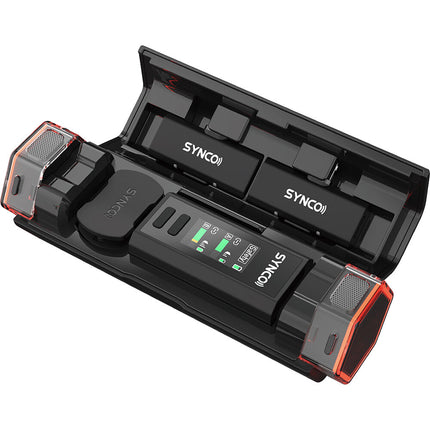 Synco G4 Ultracompact Sistema Micrófono Inalámbrico Digital 2 Personas 984' Alcance 8h Batería