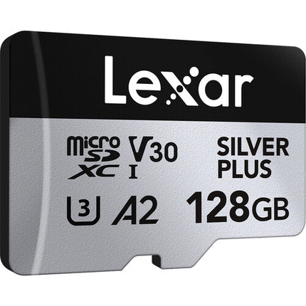 Lexar 128GB microSDXC Profesional UHS-I Clase 10 V30 con Adaptador SD