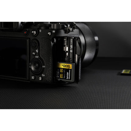 Lexar 512GB Tarjeta SDXC Profesional 1800x UHS-II V60 U3 Clase 10