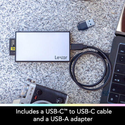 Lexar Professional Workflow Lector de Tarjetas SD UHS-II Doble Ranura USB-C 10 Gb/s