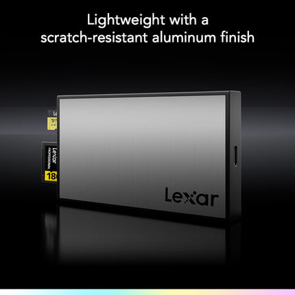 Lexar Professional Workflow UHS-II Lector de Tarjetas SD y microSD USB-C 10 Gb/s