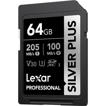 Lexar 64GB SDXC UHS-I Tarjeta de Memoria 205MB/s Velocidad de Lectura