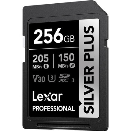 Lexar 256GB Professional SILVER PLUS UHS-I SDXC Tarjeta de Memoria 205MBs Lectura 150MBs Escritura