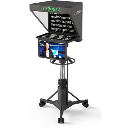 Fortinge ROBO Teleprompter de Estudio 21" 1000 cd/m² Brillo SDI I/O para Cámaras PTZ