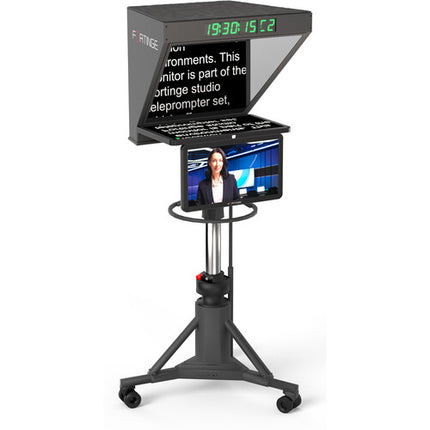 Fortinge ROBO Teleprompter de Estudio 21" 1000 cd/m² Brillo SDI I/O para Cámaras PTZ