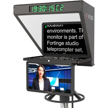 Fortinge ROBO Teleprompter para Estudio 24 Pulgadas Brillo 1000 cd/m²