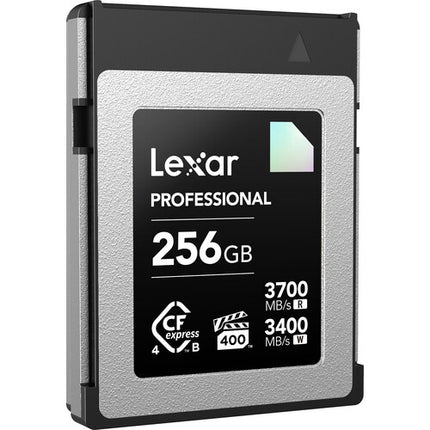 Lexar 256GB CFexpress 4.0 Tipo B Tarjeta de Memoria 3700MBs Lectura 3400MBs Escritura