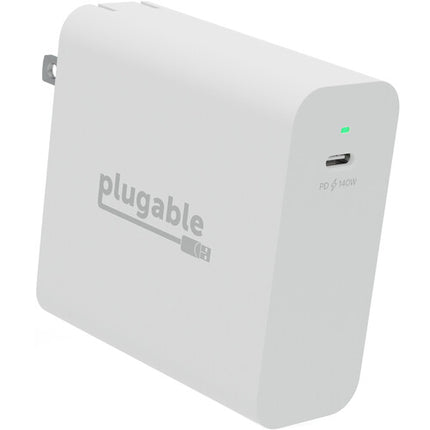 Plugable Cargador Prioritario USB 10 Puertos 140W Adaptador y Cable USB-C 3.3'