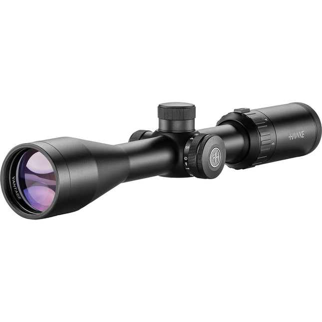 Hawke Sport Optics 3-9x40 Vantage IR Visor para Rifle con Retícula Iluminada Slug Gun y Corrección 1/4 MOA