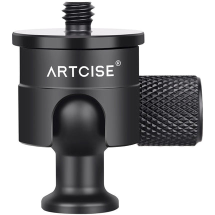 ARTCISE IB18-1 Mini Rótula Metal Soporta 4 kg Incluye Adaptador