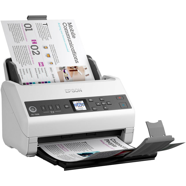 Epson DS-730N Escáner de documentos de red TAA 600 dpi 80 ipm ADF 100 hojas