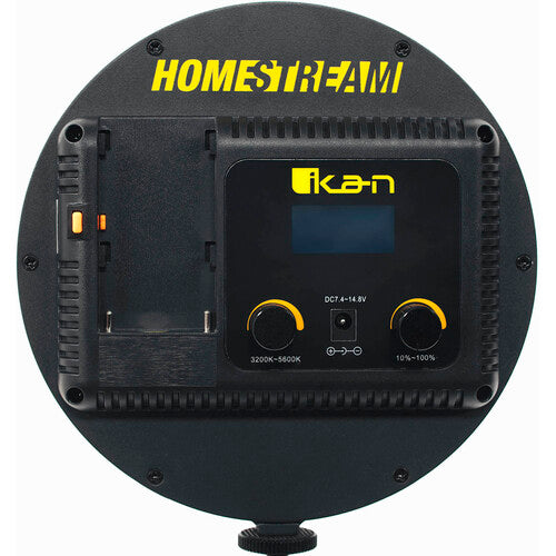 ikan HomeStream Luz LED Bicolor para Cámara 6 Pulgadas 262 Lux 3200-5600K con Estuche y Montura