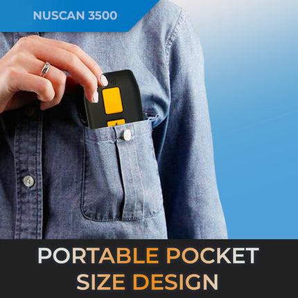 Adesso NuScan 3500 Escáner Código de Barras Inalámbrico 700mAH 10m Alcance