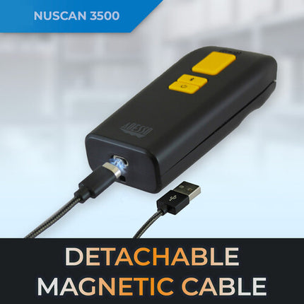 Adesso NuScan 3500 Escáner Código de Barras Inalámbrico 700mAH 10m Alcance