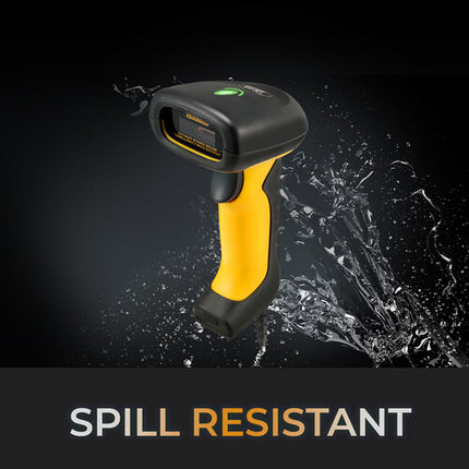 Adesso NuScan 5200 Escáner de Código de Barras 2D Inalámbrico Antimicrobiano e Impermeable con Bluetooth y 2.4 GHz
