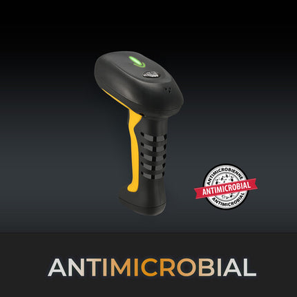 Adesso NuScan 5200 Escáner de Código de Barras 2D Inalámbrico Antimicrobiano e Impermeable con Bluetooth y 2.4 GHz