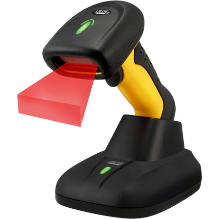 Adesso NuScan 5200 Escáner de Código de Barras 2D Inalámbrico Antimicrobiano e Impermeable con Bluetooth y 2.4 GHz