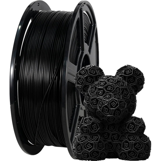 FlashForge Filamento PLA Básico 1.75mm Negro 2.2 lb Velocidad 30-50mm/s