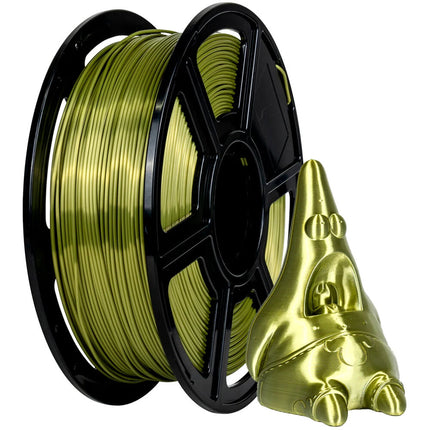 FlashForge Filamento PLA Silk Bronce 1.75mm 1kg Temperatura 190-240°C Velocidad 40-300mm/s