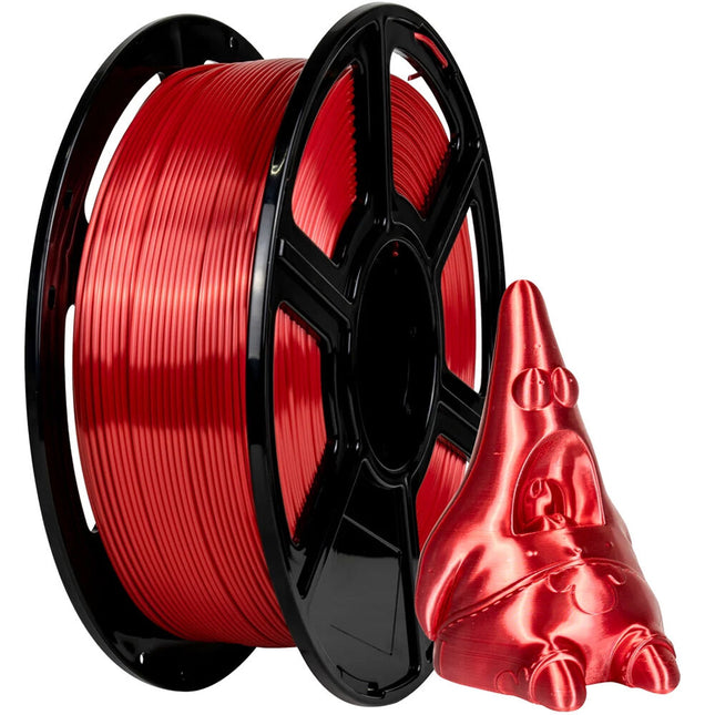FlashForge Filamento PLA Seda 1.75mm 2.2 lb Rojo Temperatura 374-464°F