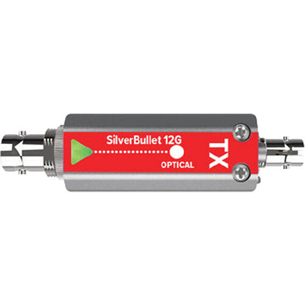 MultiDyne SilverBullet2 Mini Transmisor de Video 12G-SDI 1300nm ST Fiber Optic
