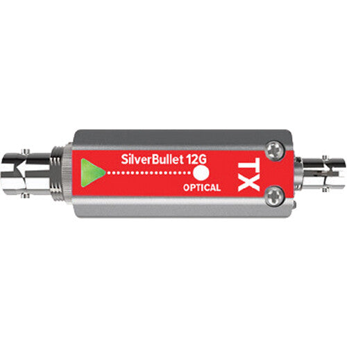 MultiDyne SilverBullet2 Mini Transmisor de Video 12G-SDI 1300nm ST Fiber Optic