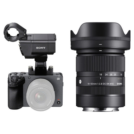 Sony FX30 Cámara de Cine Digital 26.1MP 4K 120p con Lente 18-50mm f2.8