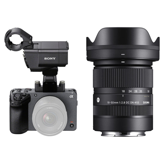 Sony FX30 Cámara de Cine Digital 26.1MP 4K 120p con Lente 18-50mm f2.8