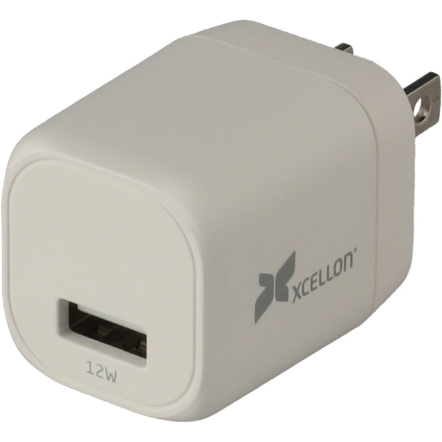 Xcellon Cargador de Pared USB-A 12W con Diseño Compacto Plegable Blanco