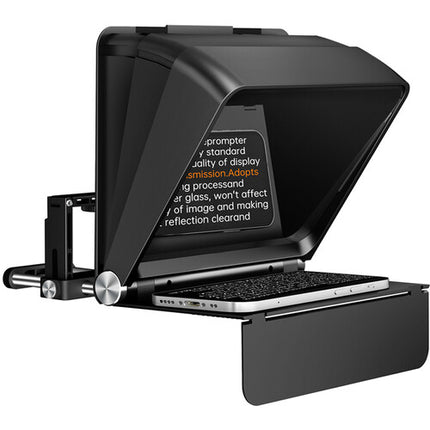 LENSGO TC7II teleprompter portátil para cámaras lentes 24 a 35mm con control remoto