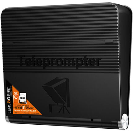 LENSGO TC7II teleprompter portátil para cámaras lentes 24 a 35mm con control remoto