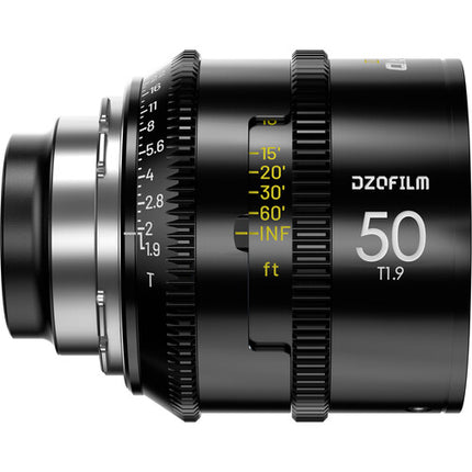 DZOFilm Vespid2 50mm T1.9 Lente Prime Full Frame Apertura T1.9-T22