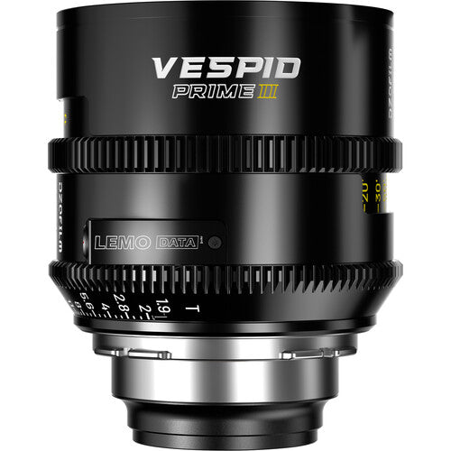DZOFilm Vespid2 85mm T1.9 Objetivo Prime ARRI PL con Apertura T22 y 300° de Enfoque