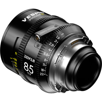 DZOFilm Vespid2 85mm T1.9 Objetivo Prime ARRI PL con Apertura T22 y 300° de Enfoque