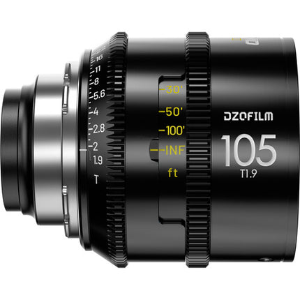 DZOFilm Vespid2 105mm T1.9 Lente Prime Full Frame Apertura T22