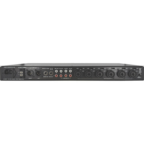 Astatic MX12S Mesa de Mezclas Rack 12 Canales 1 RU 6 Entradas XLR