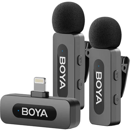 BOYA BY-V2 2.0 Sistema Micrófono Inalámbrico 2 Personas 9 Horas Batería