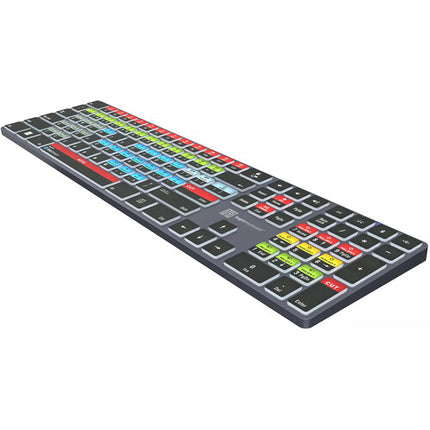 Logickeyboard Vimeo Livestream TITAN Teclado Inalámbrico Retroiluminado 108 Teclas Bluetooth 30'