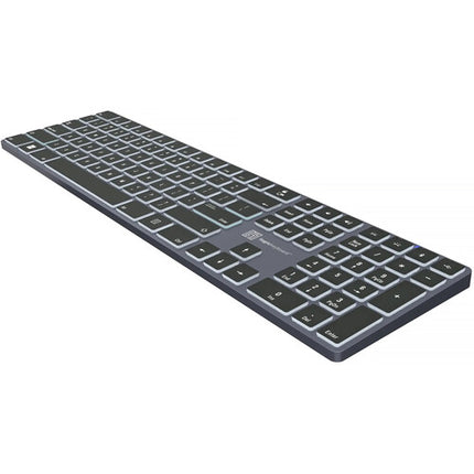Logickeyboard TITAN Teclado Inalámbrico Retroiluminado Bluetooth 108 Teclas USB-C