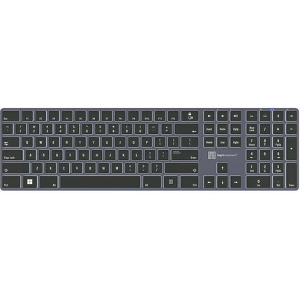 Logickeyboard TITAN Teclado Inalámbrico Retroiluminado Bluetooth 108 Teclas USB-C
