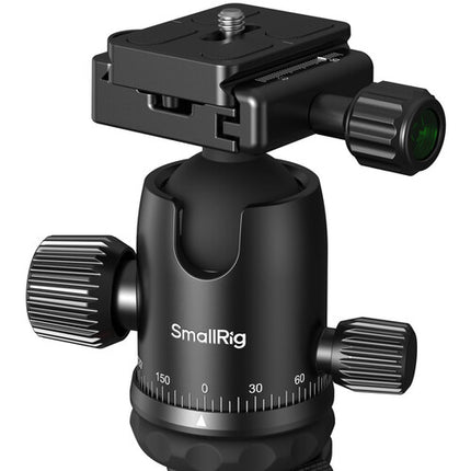 SmallRig Tripode de Aluminio Portátil para Foto con Cabezal esférico 71" y Capacidad 11 lb