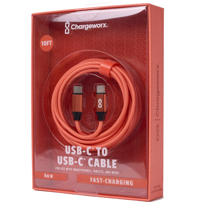 Cable de carga USB-C Nylo-Tuff 60W 3 metros diseño Desert Flower